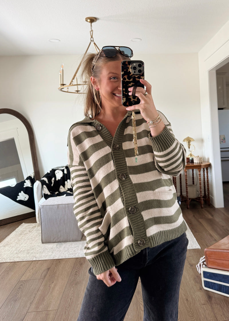 Parker Stripe Cardi