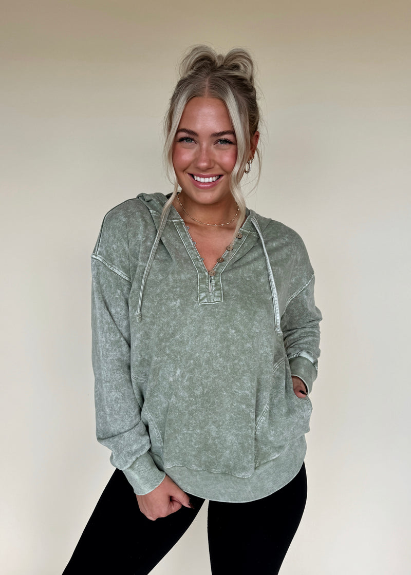 Jolie Hoodie- Olive