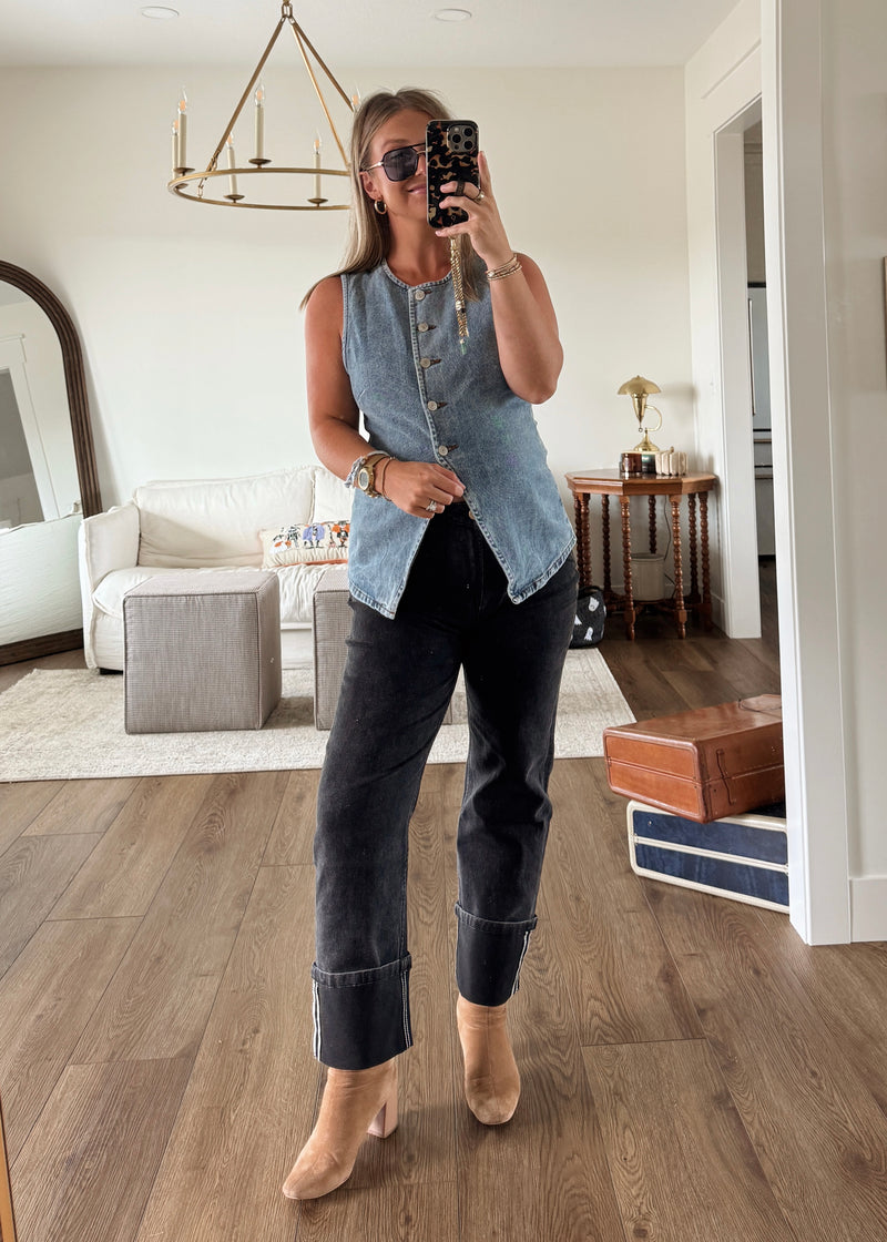 Fort Worth Denim Tank