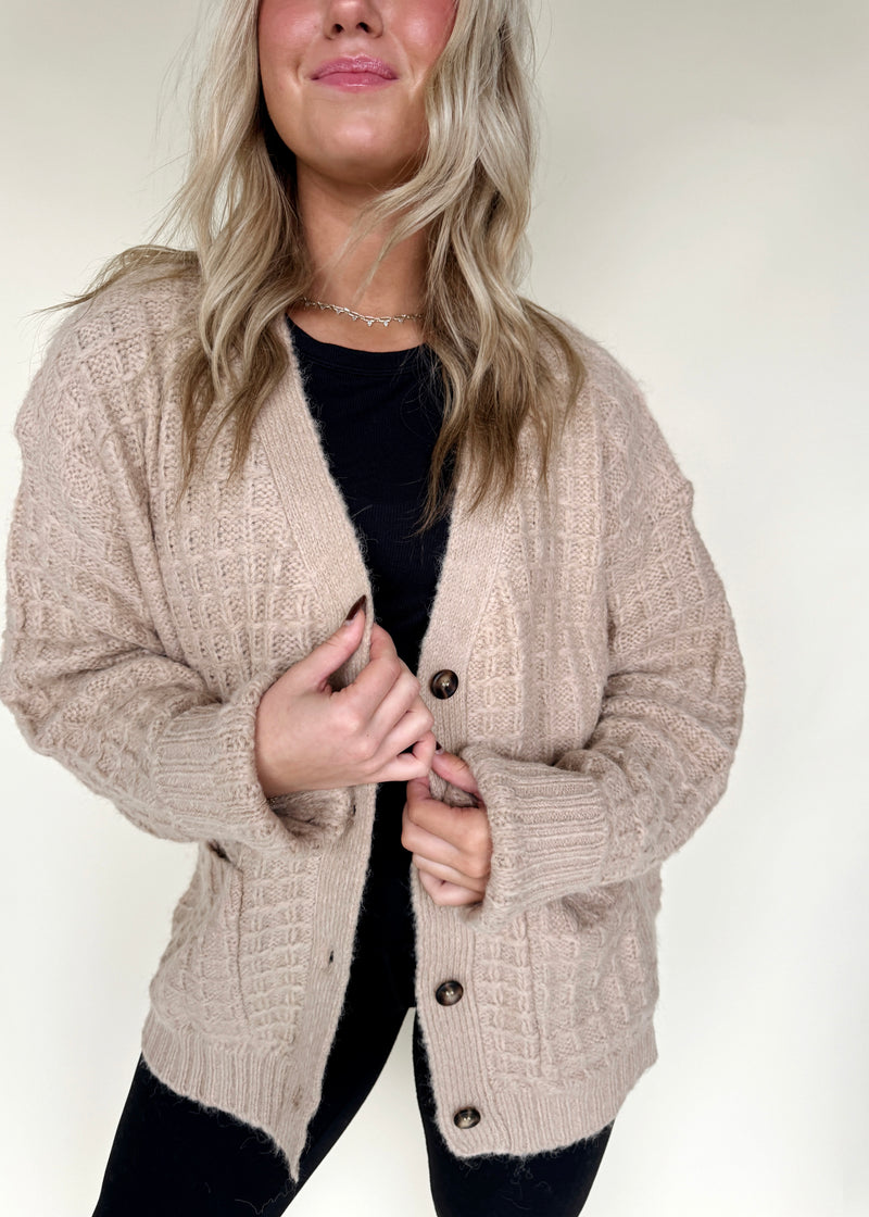 London Button Cardi