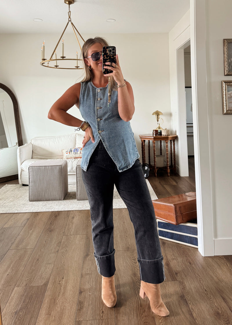 Fort Worth Denim Tank