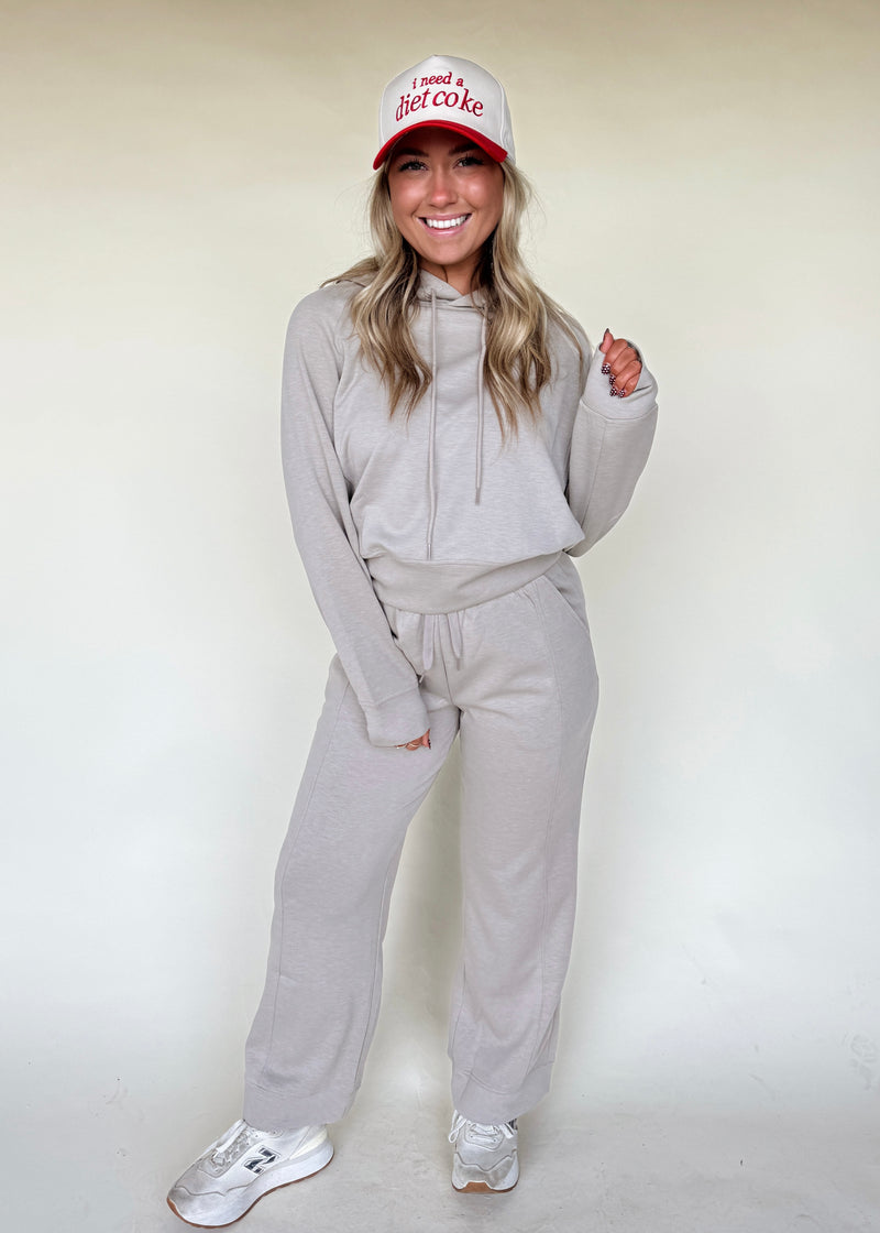 Comfort Season Pants- Light Mocha