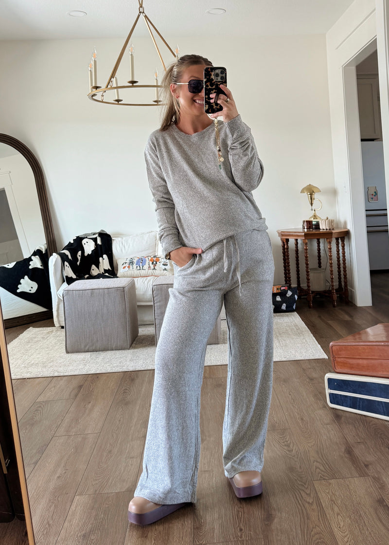 Coffee & Waffles Set- Gray