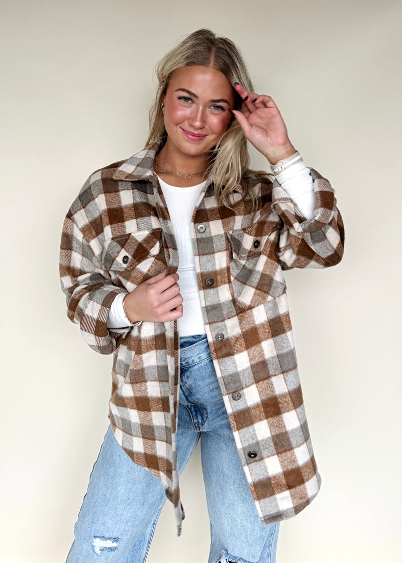 Faith Plaid Shacket