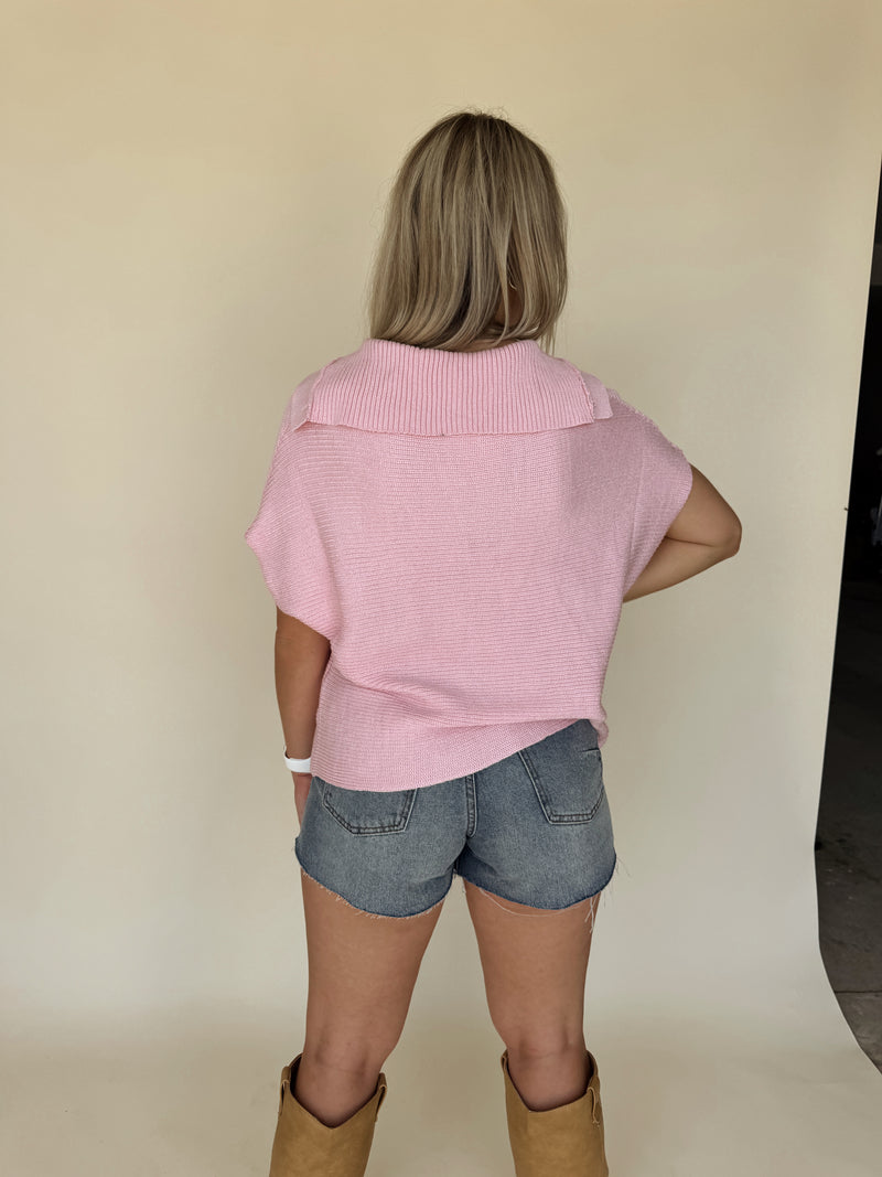 Bella Blush Sweater Top