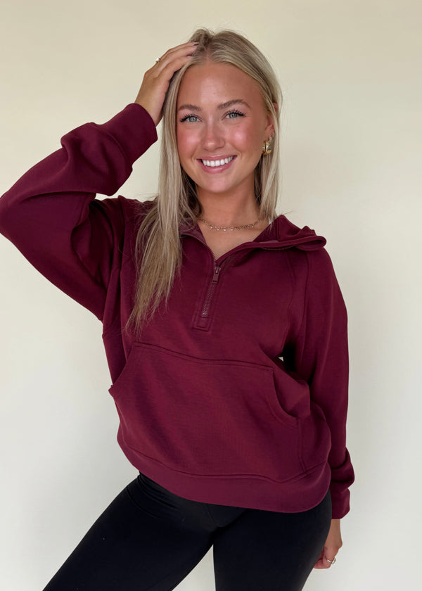 Cloud Pullover- Wine