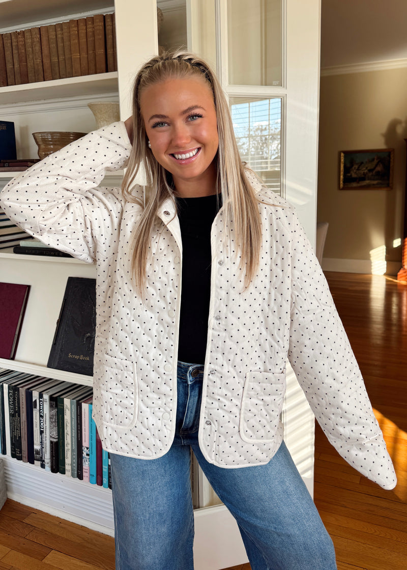 Classic Polka Dot Jacket