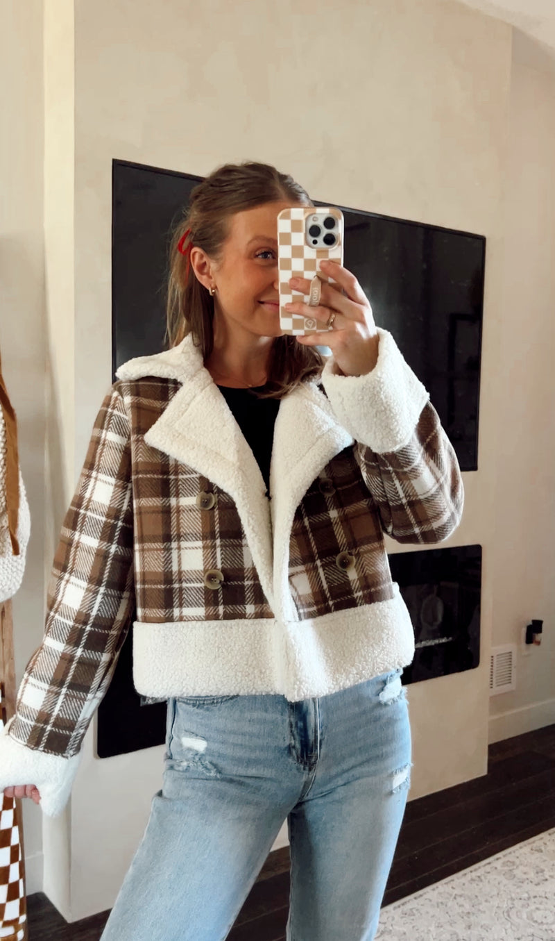 Traditions Plaid Coat