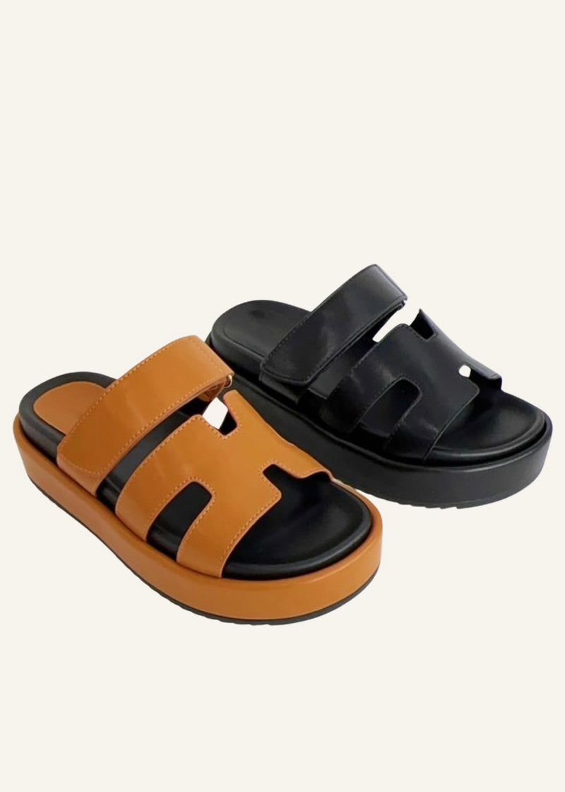 Harper Sandals- Cognac