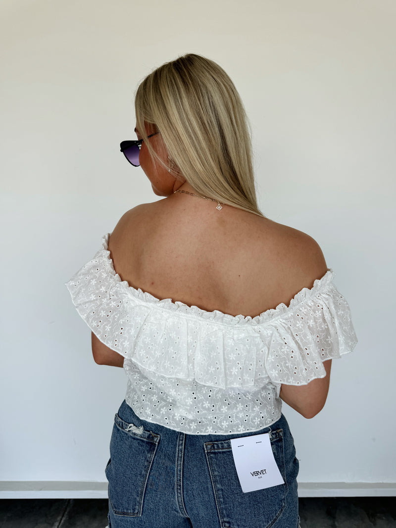 Eva Eyelet Blouse