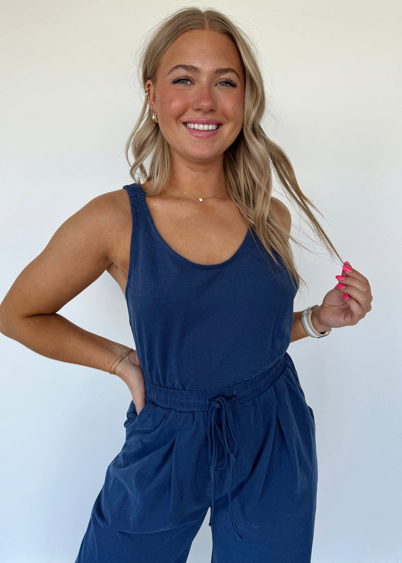 Janie Jumpsuit-Navy