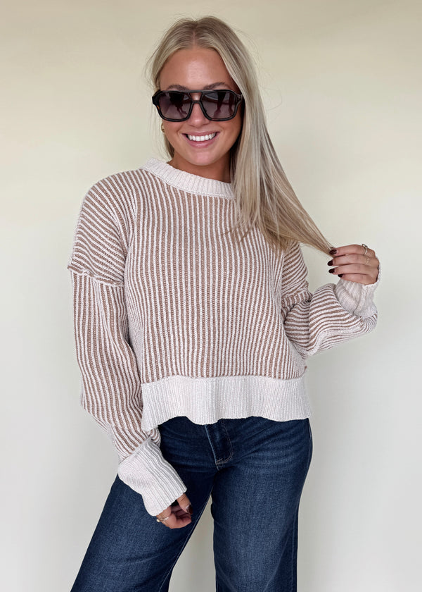 Raeley Sweater- Taupe