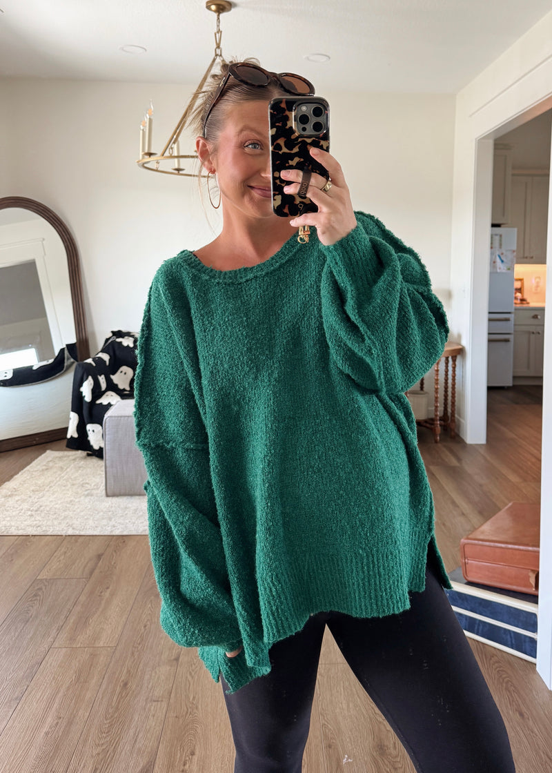 Eva Sweater- Forest Green