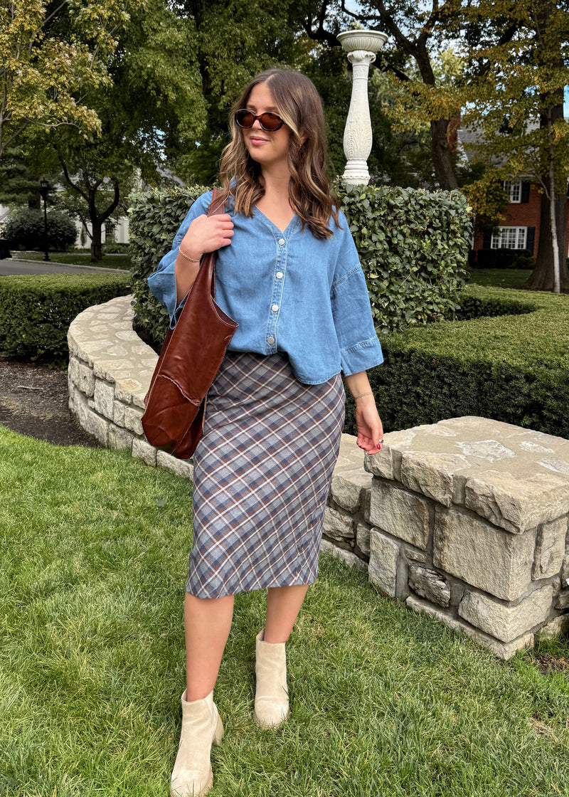 Emily Plaid Skirt