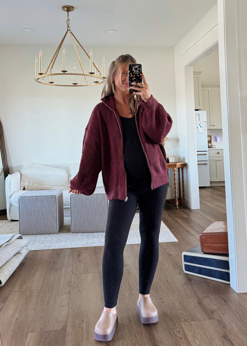 Kit Knit Zip Sweater