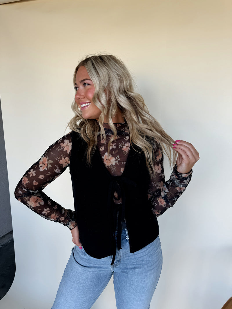 Floral Layering Top