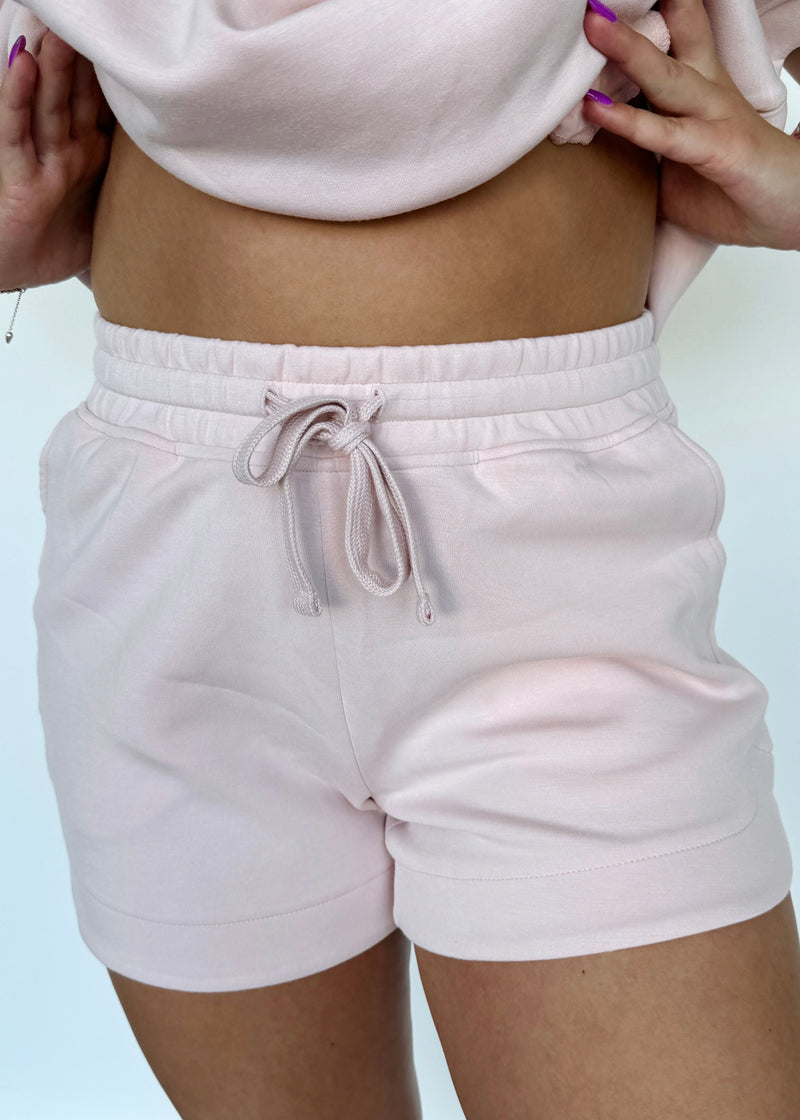 Cloud Tulip Shorts- Blush