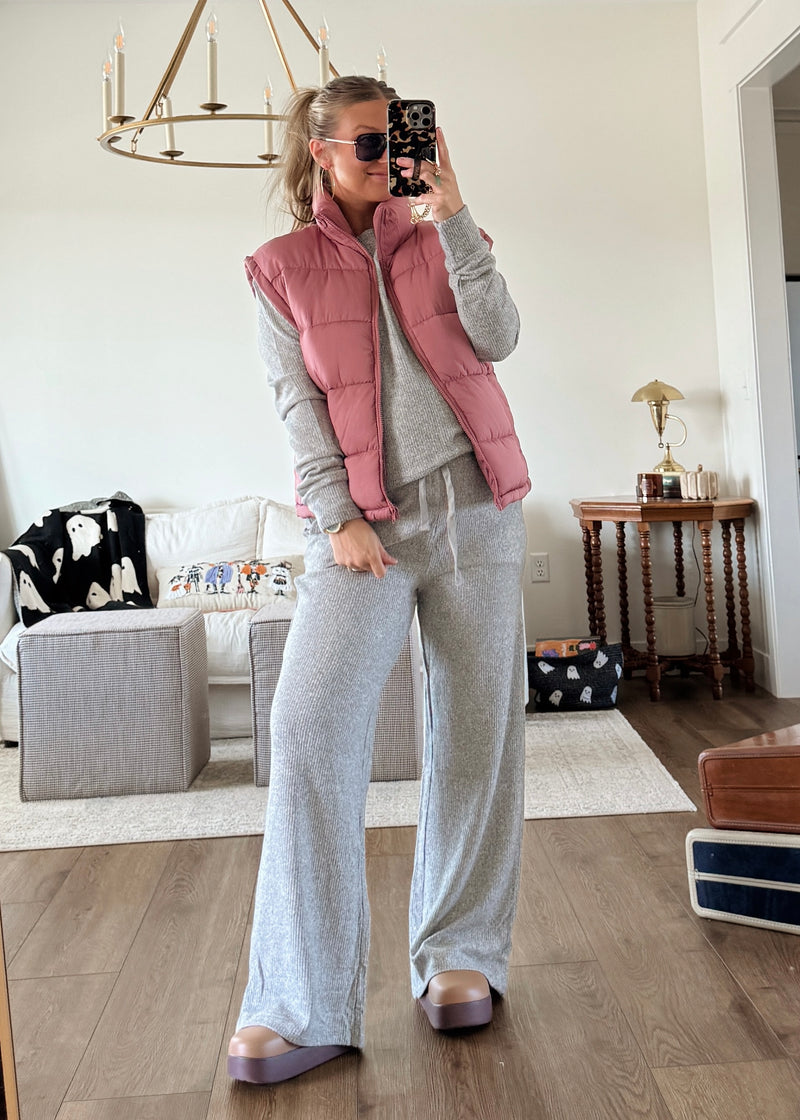 Coffee & Waffles Set- Gray