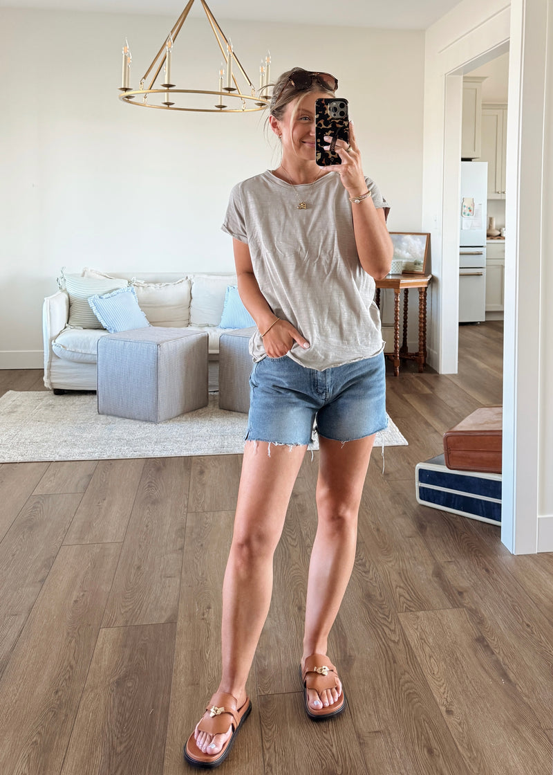 Quinn Tee- Grey