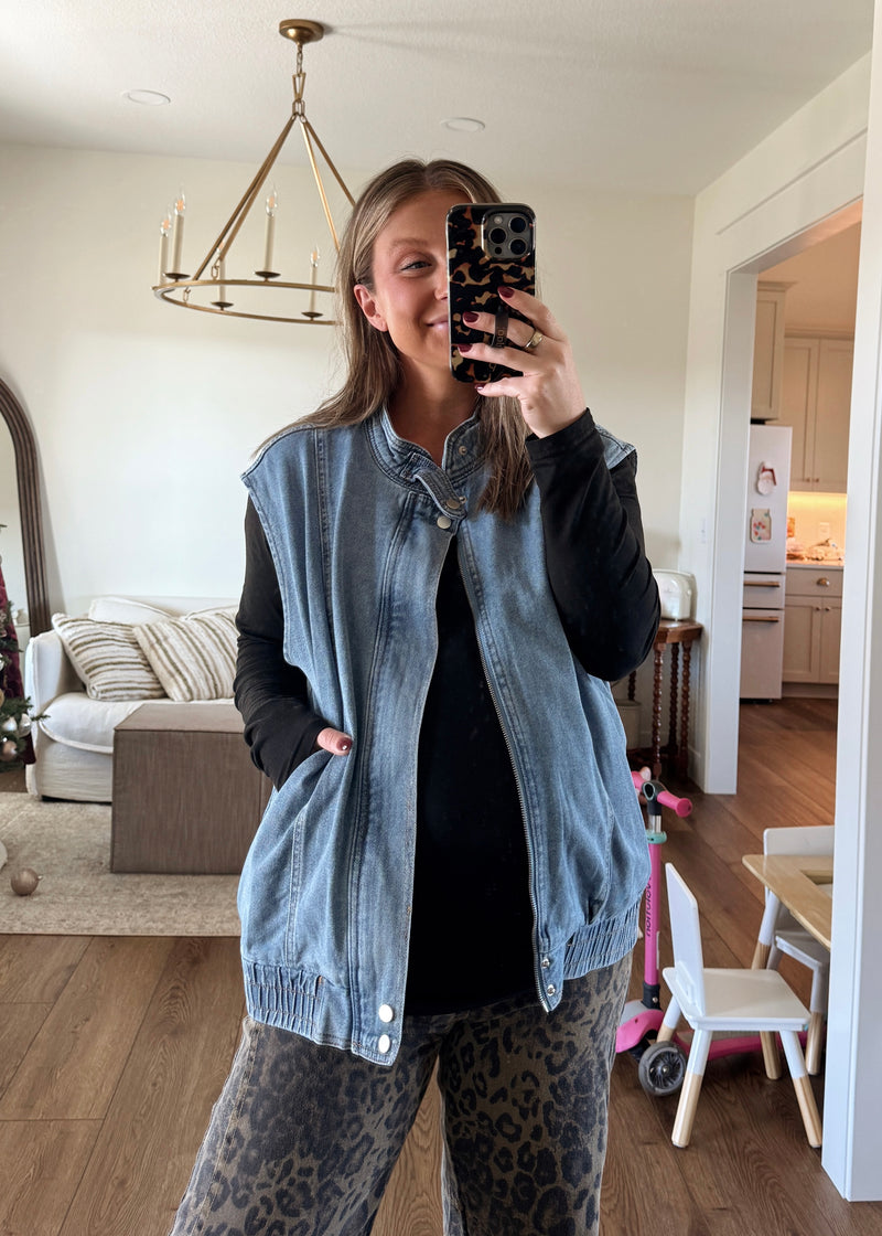 Brenna Denim Vest