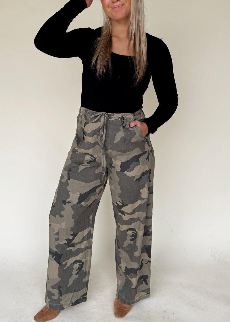 Chic in Camo Pants