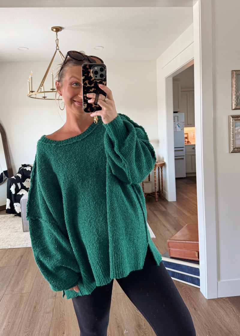 Eva Sweater- Forest Green