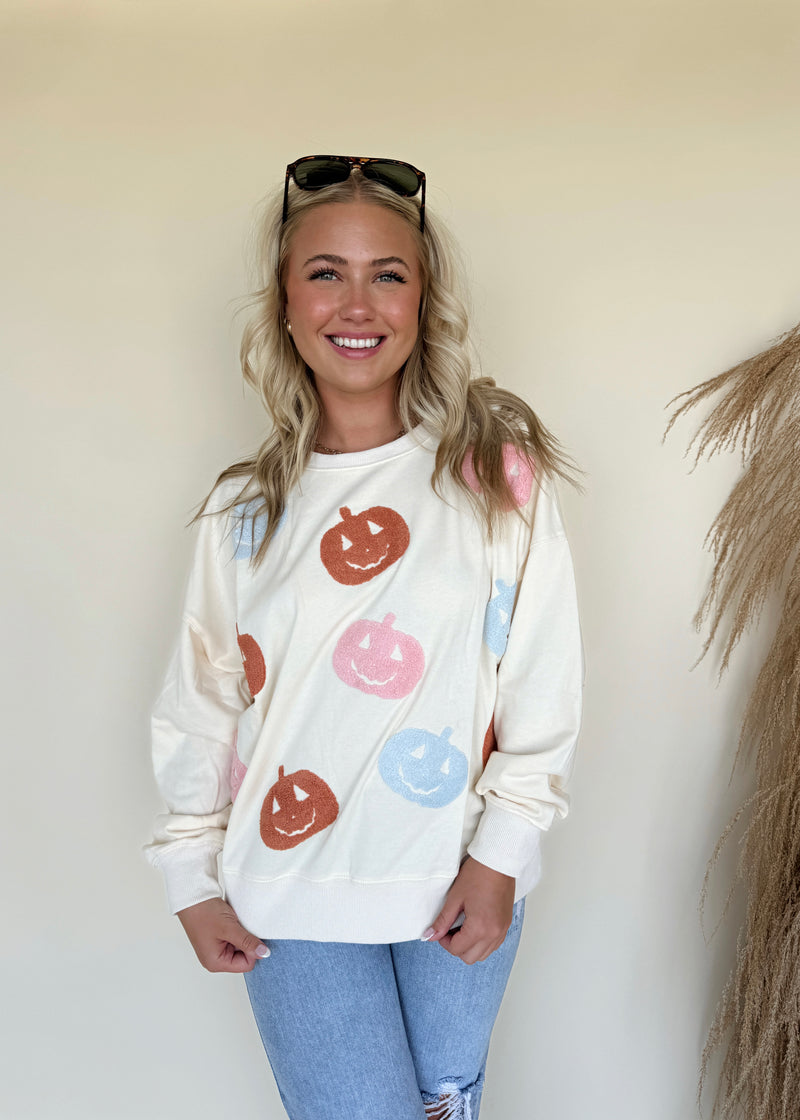 Cutesy Pumpkin Sweatshirt