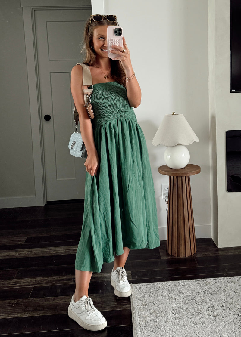 Emilia Essential Dress/Skirt-Green