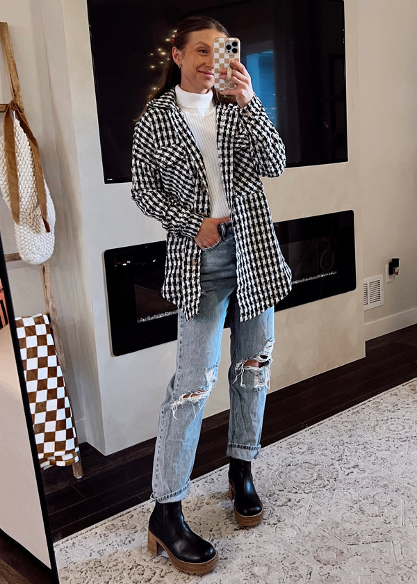 Holly Houndstooth Jacket