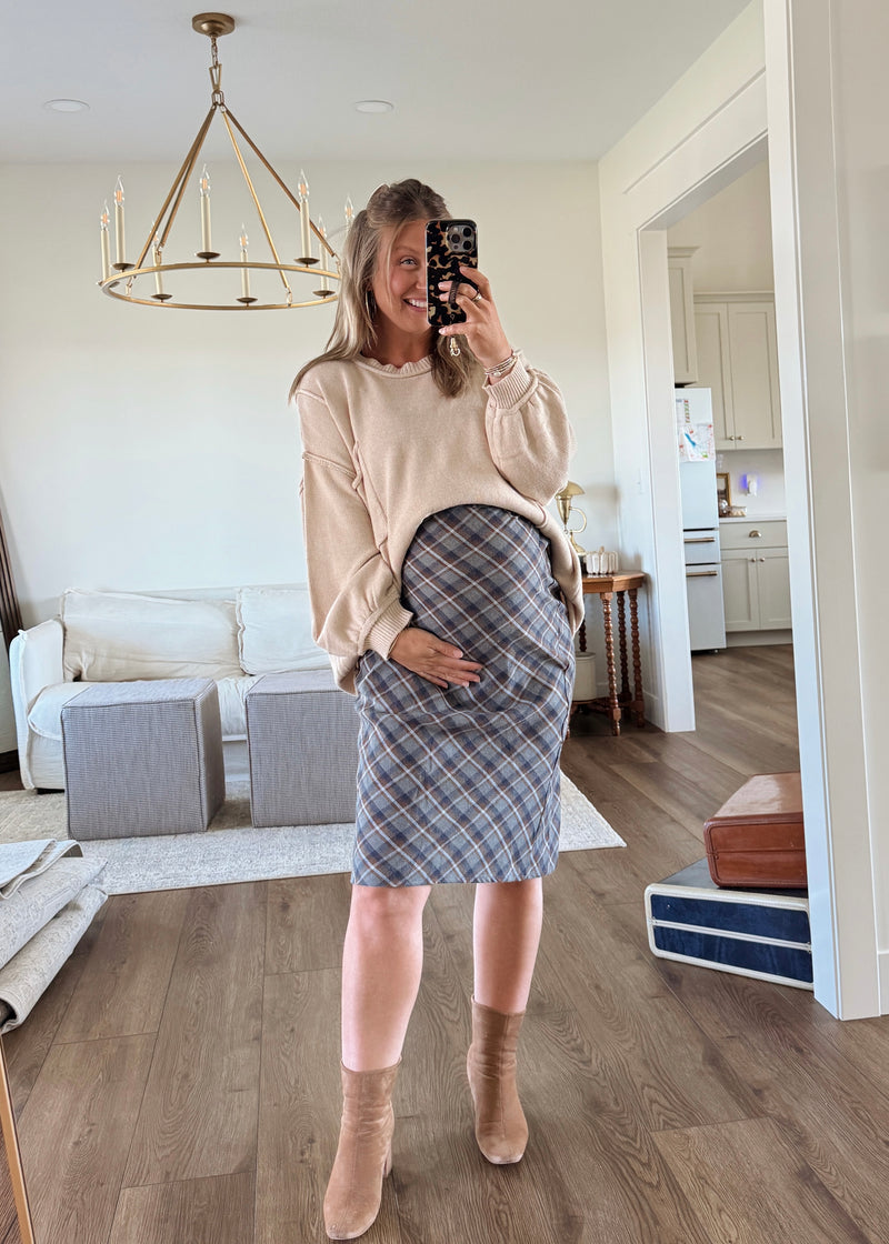 Emily Plaid Skirt