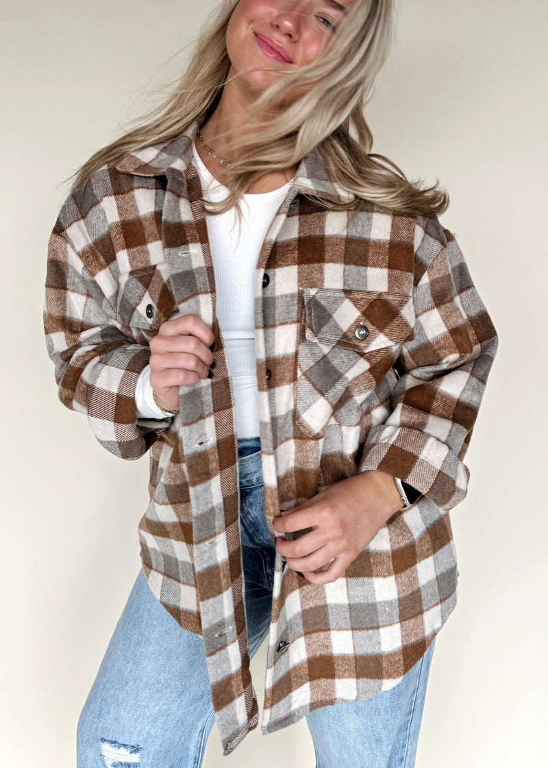 Faith Plaid Shacket