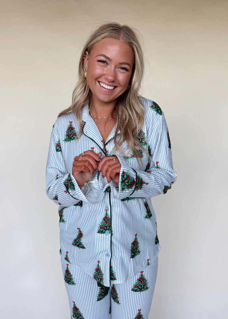 Pinstripe & Pines Jammies
