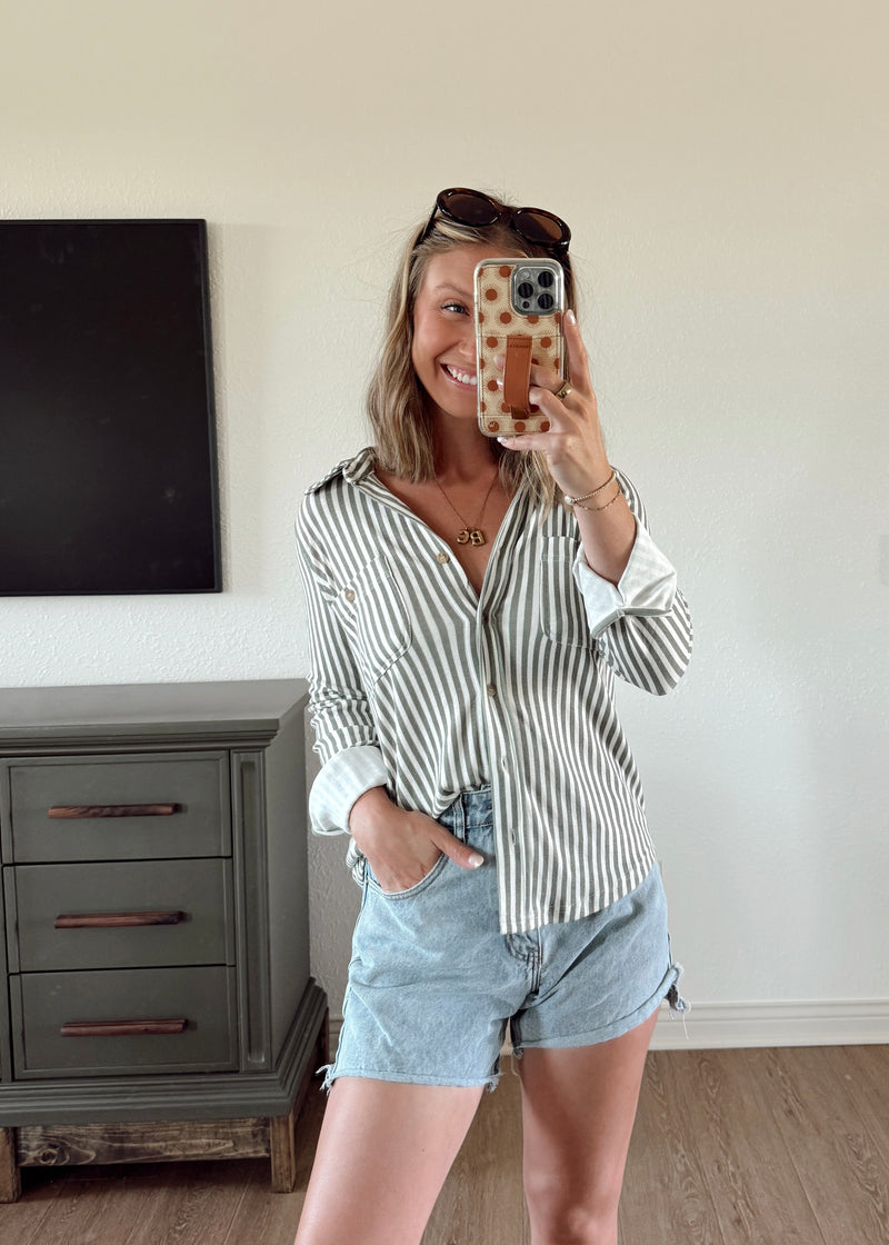 Ollie Stripe Button Down