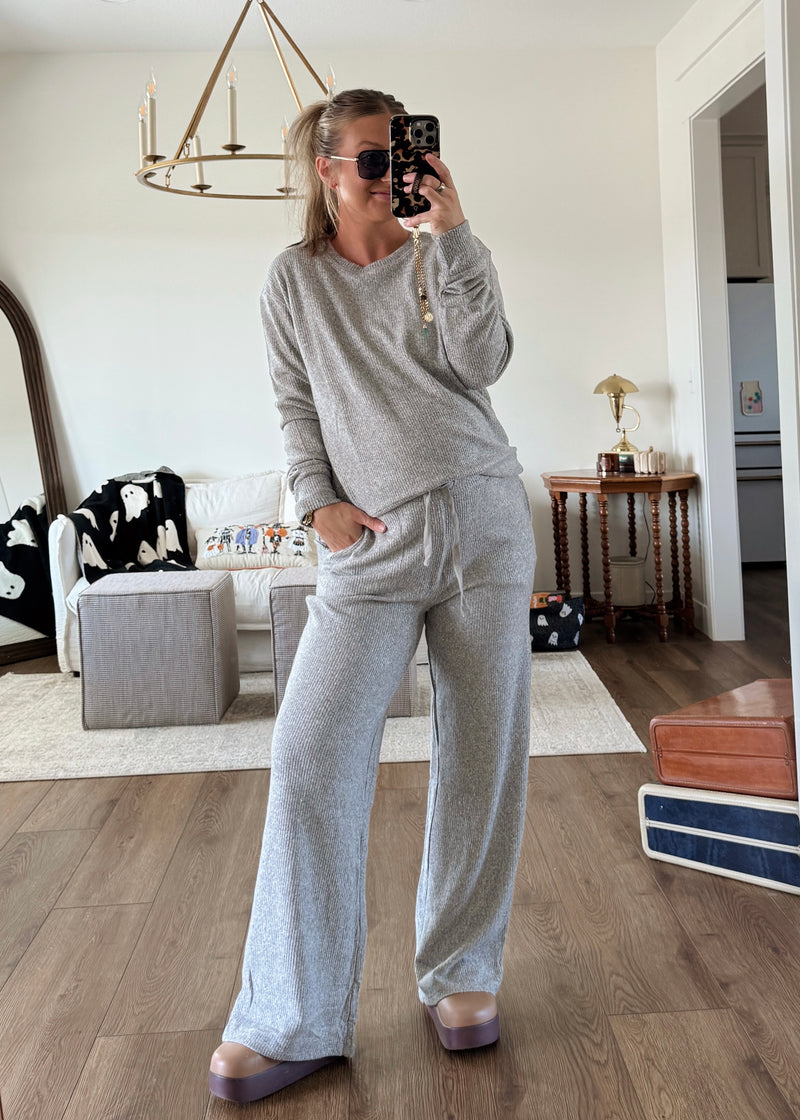 Coffee & Waffles Set- Gray