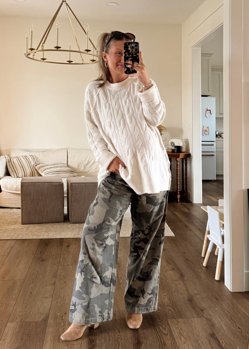 Chic in Camo Pants