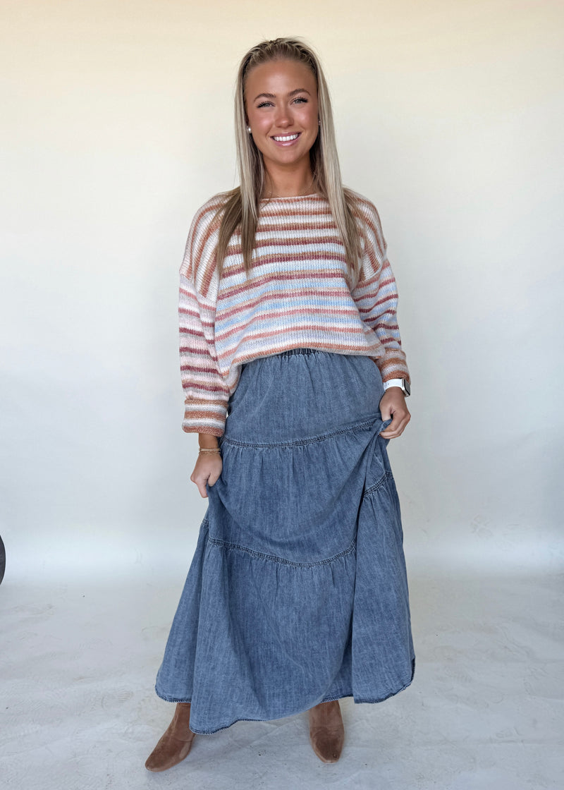 Drew Denim Skirt