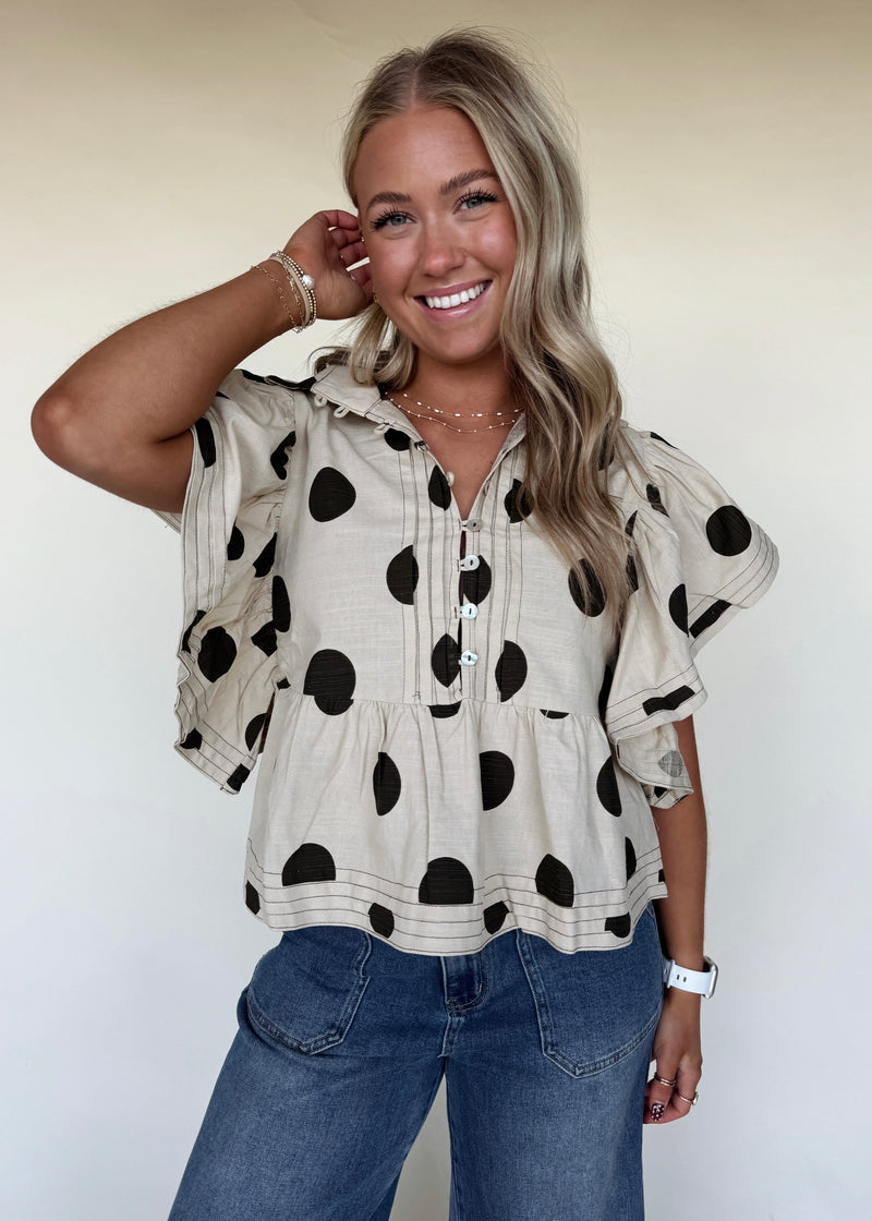Penny Polka Dot Blouse