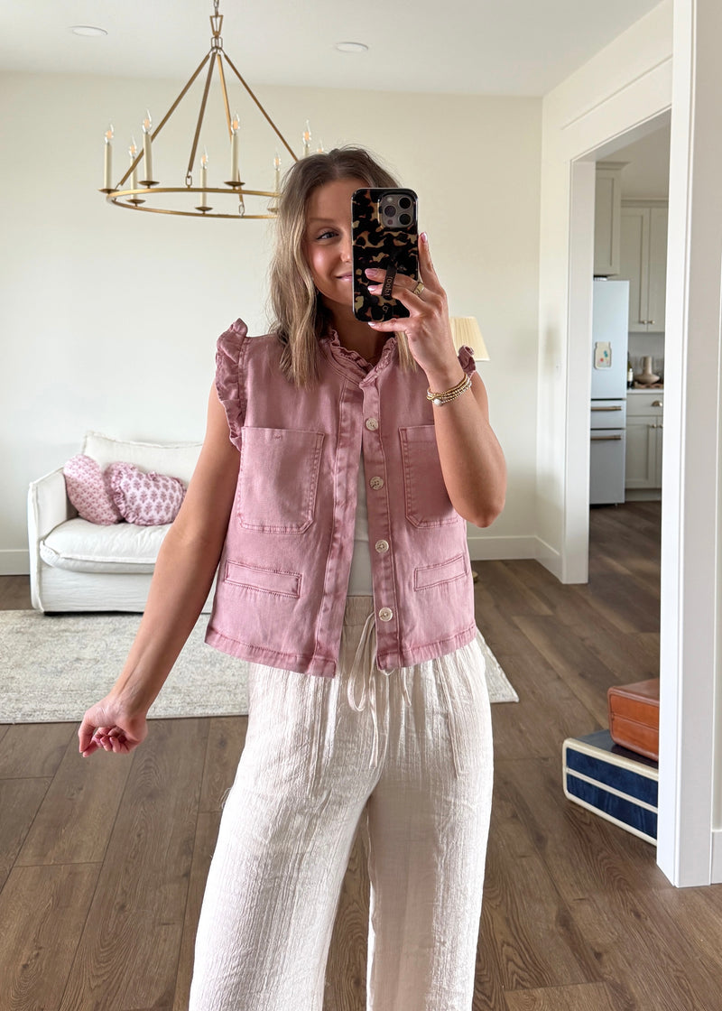 Vera Ruffle Vest