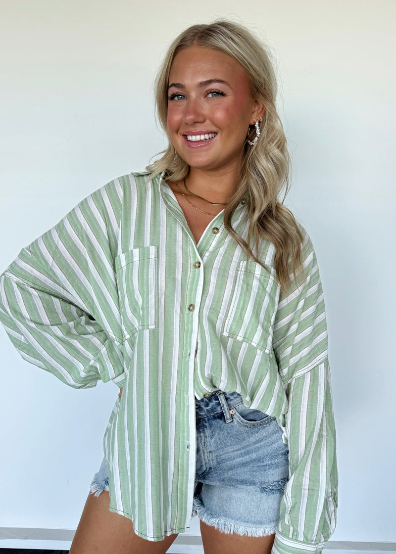 Saige Button Blouse