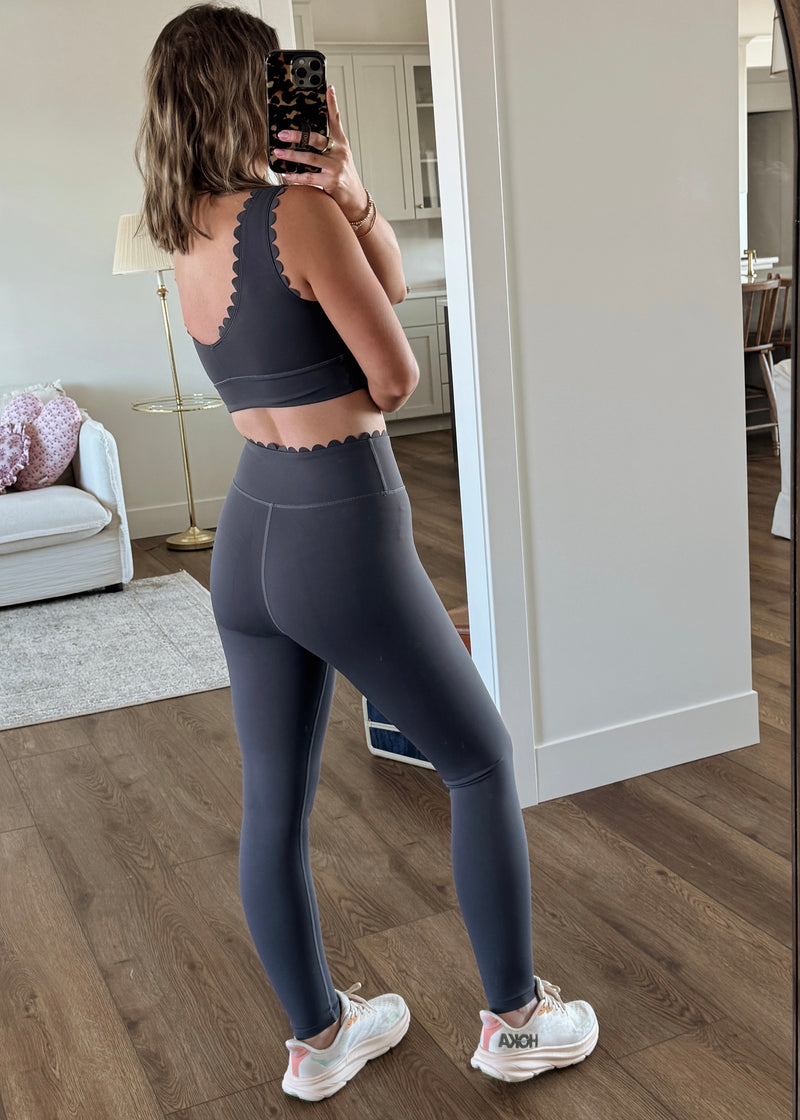 Scalloped Athleisure Set