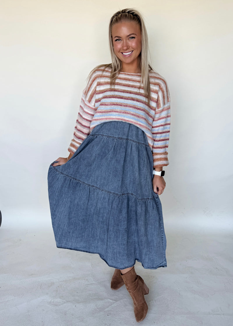Drew Denim Skirt