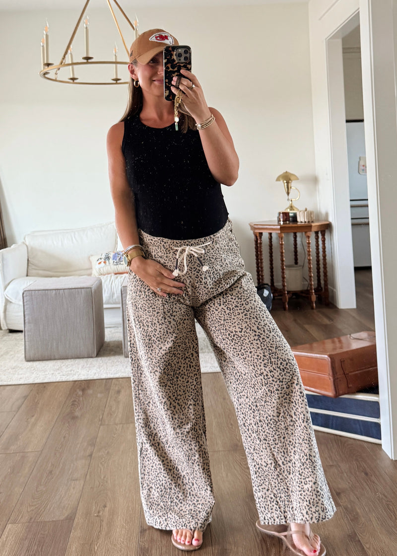 Spotted in Leopard Pants