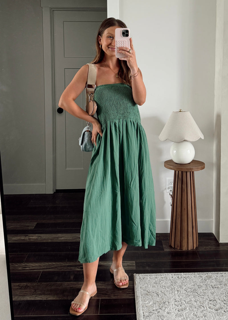 Emilia Essential Dress/Skirt-Green