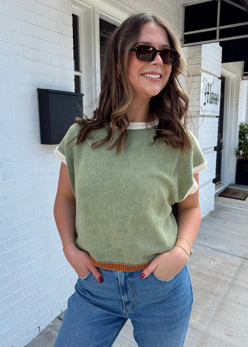 Caramel Apple Sweater Top