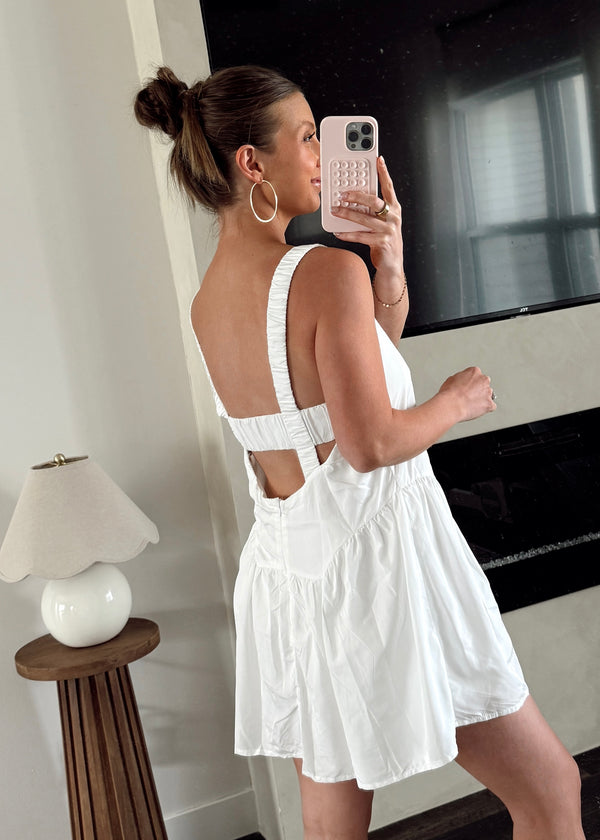 Emmy Active Dress- White