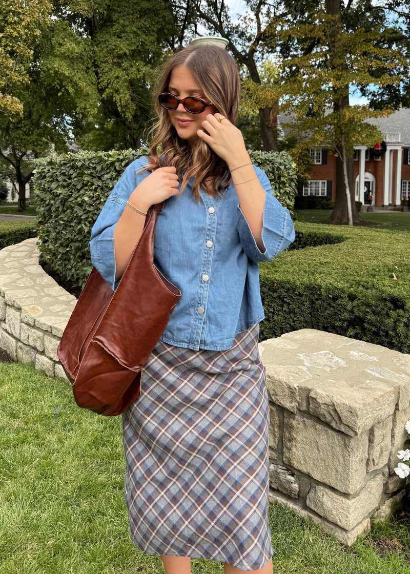 Emily Plaid Skirt