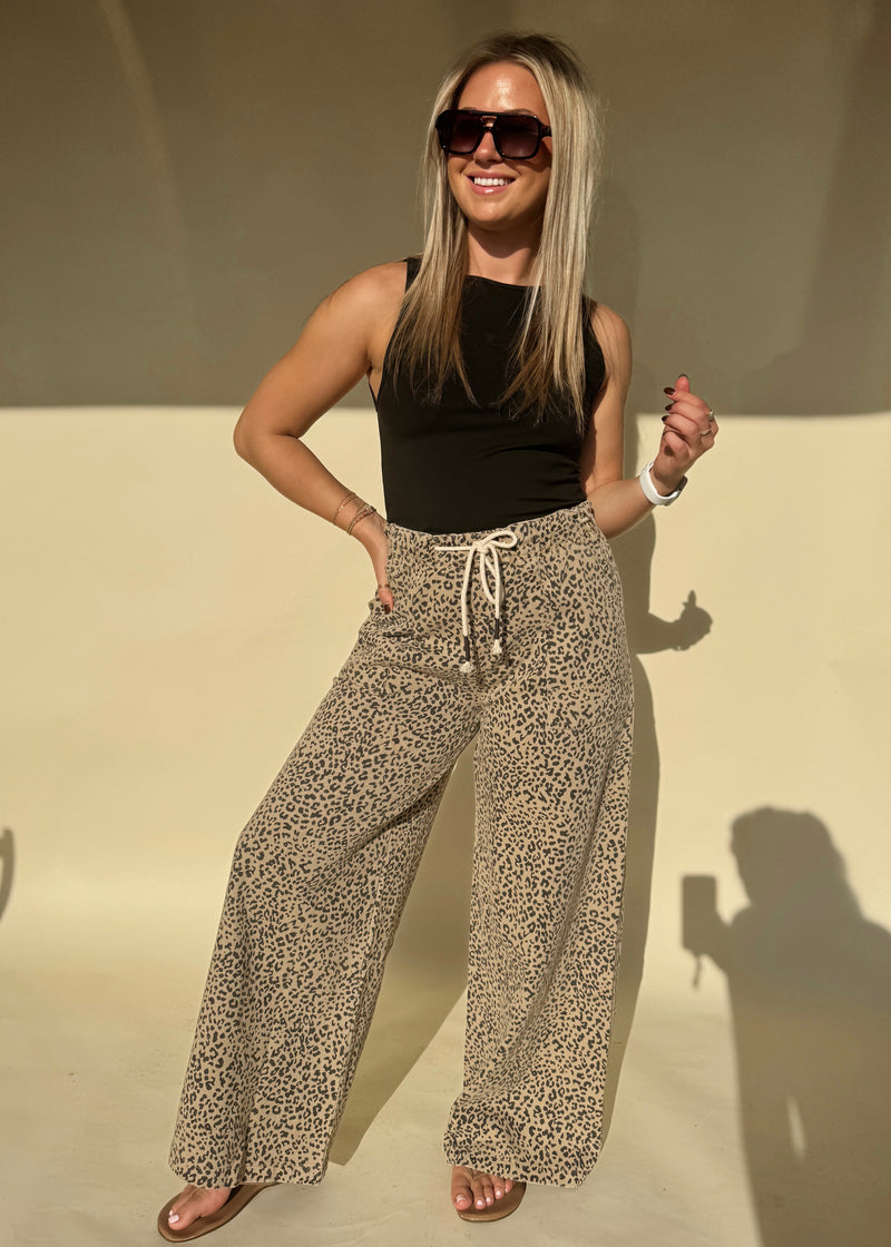Spotted in Leopard Pants