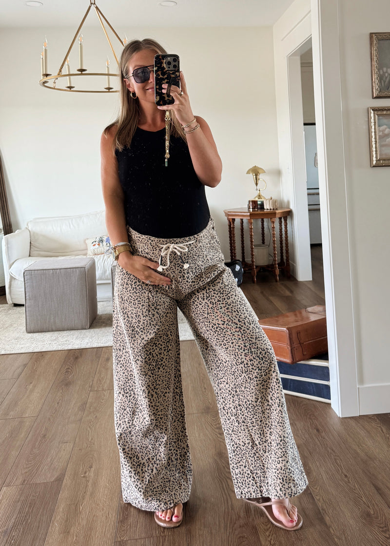 Spotted in Leopard Pants