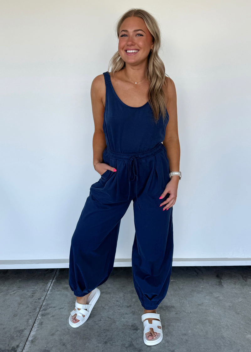 Janie Jumpsuit-Navy