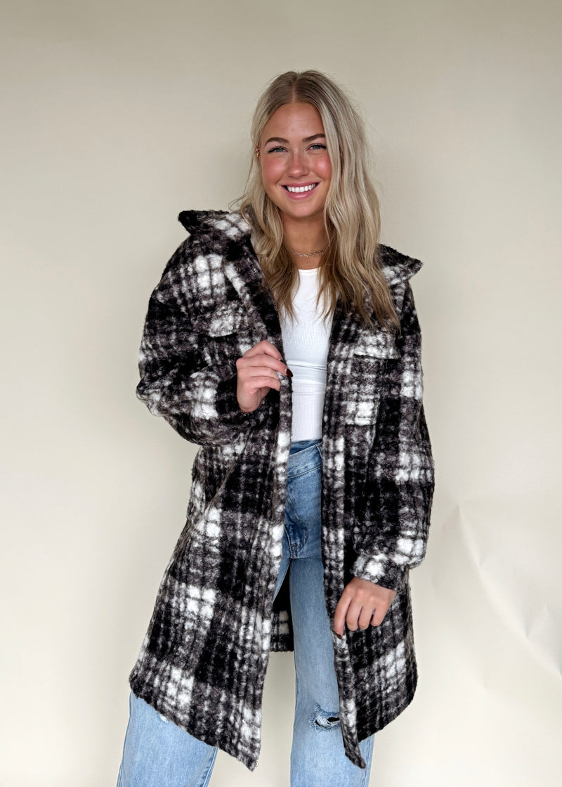 Taya Longline Teddy Jacket